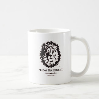 "Lion logo de la tasse de café de Judah" w/Black