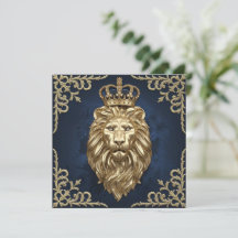 Lion majestueux dans une pose royale