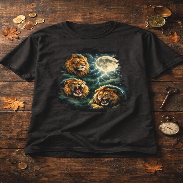 Lion Moon T-Shirt (Créateur téléchargé)