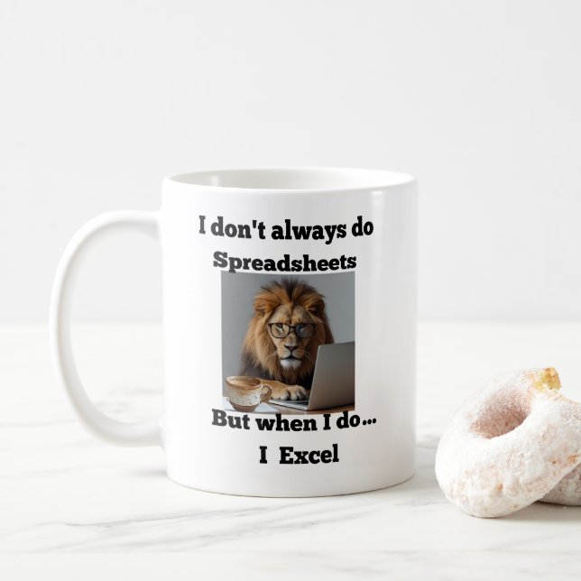 Lion mug (Avec donut)