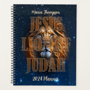 Lion Of Judah Personnalisé Planificateur De Texte 