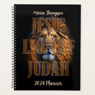 Lion Of Judah Personnalisé Planificateur De Texte