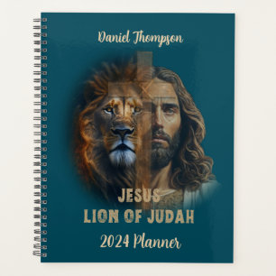 Lion Of Judah Personnalisé Planificateur De Texte 