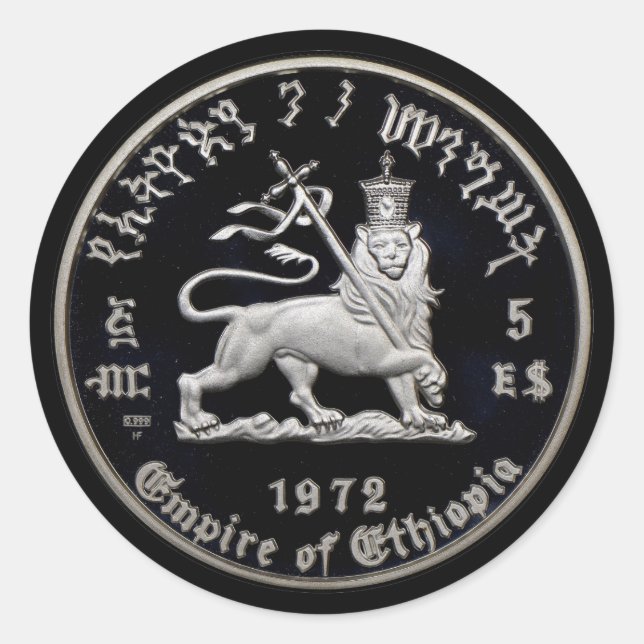 Lion of Judah - Rasta - Jah Rastafari Sticker (Devant)