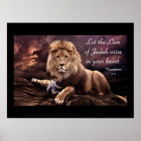 Lion of Judah Revelation 5:5  Poster