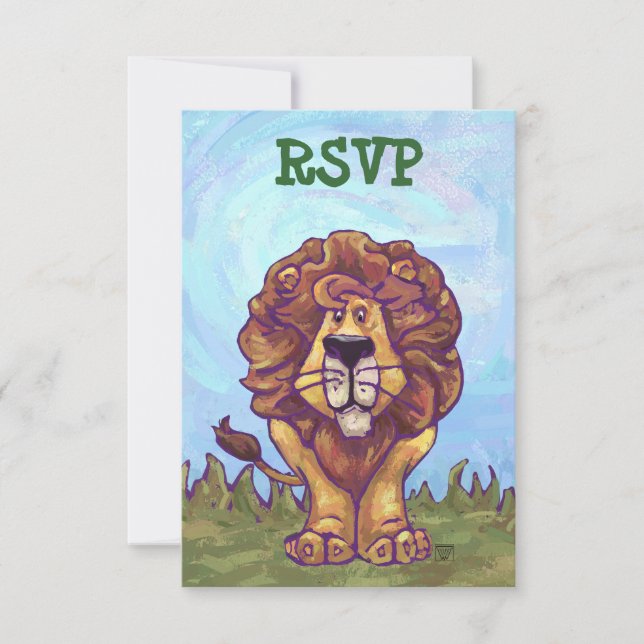 Lion Party Centre RSVP (Devant)