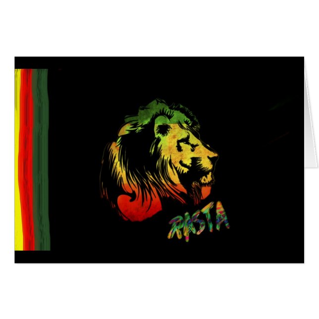 lion rasta (Devant horizontal)