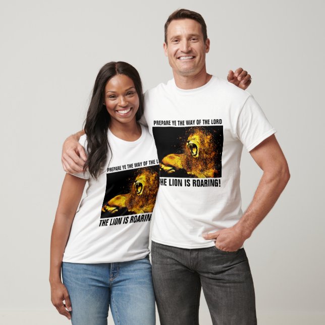 LION ROARING DE JUDAH, T-shirts CHRÉTIENS (Unisexe)