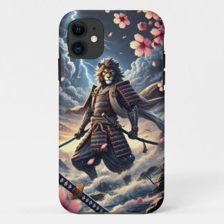 Lion Samurai Coque iphone