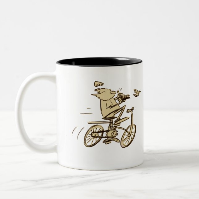 Lion sur la tasse de vélo (Gauche)