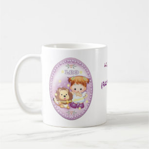 Lion - tasse personnalisée de zodiaque