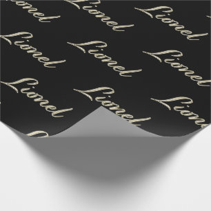 Lionel Prénom Nom du papier cadeau