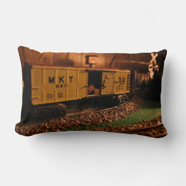 Lionel Train Scène - Boxcar ouvert - Coussin (Recto)
