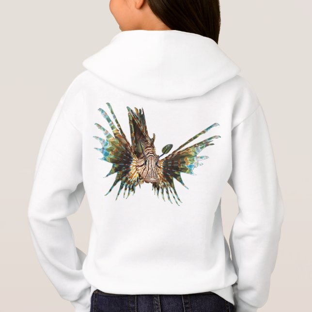 Lionfish - Design Abstrait - Découpé d'une photo | (Dos)