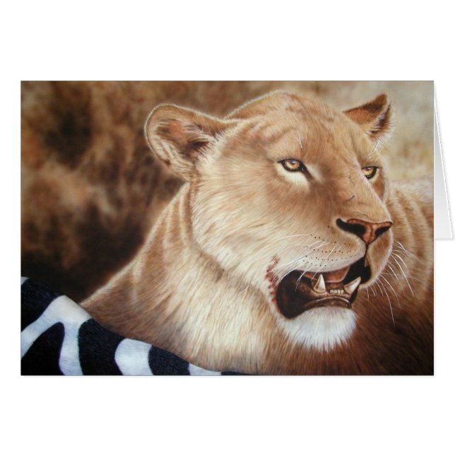Lionne sur son meurtre (Devant horizontal)