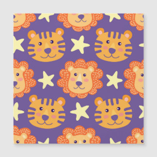 Lions et tigres de dessin : Vintage