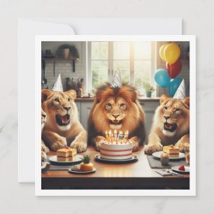 Lions fêter, Lions invitation anniversaire