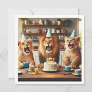 Lions fêter, Lions invitation anniversaire