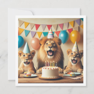 Lions fêter, Lions invitation anniversaire