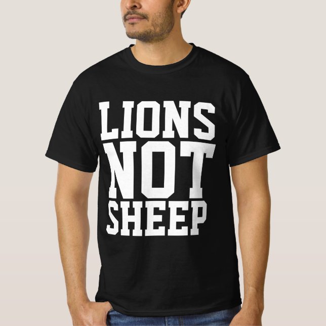 LIONS NON SHEEP T-SHIRTS (Devant)
