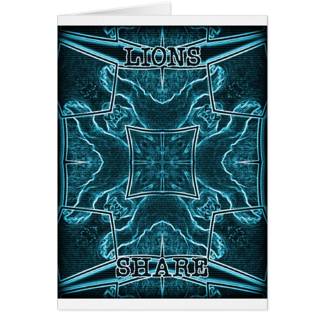 Lions Partager l'art Imprimer (Devant)