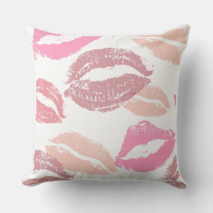 Lips/Love You Valentine Coussin réversible