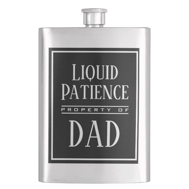 Liquid Patience Flasque Moderne Personnalisé avec  (devant)