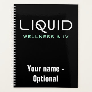 Liquid Wellness & IV Planner - Black