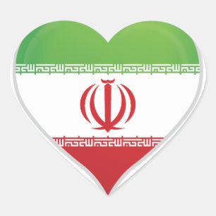 L'Iran aime drapeau orgueil autocollant