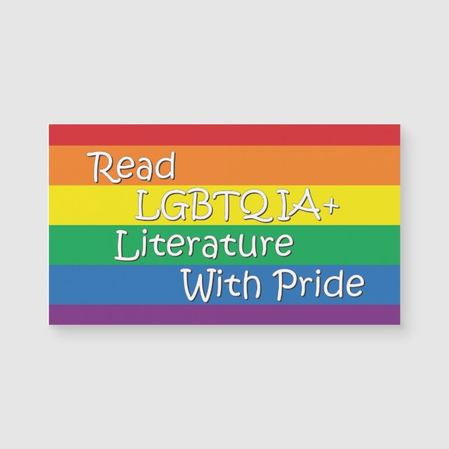 Lire avec l'aimant PRIDE (Devant)