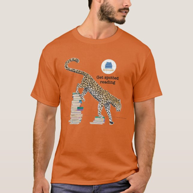 Lire en tache Leopard T-shirt (Devant)