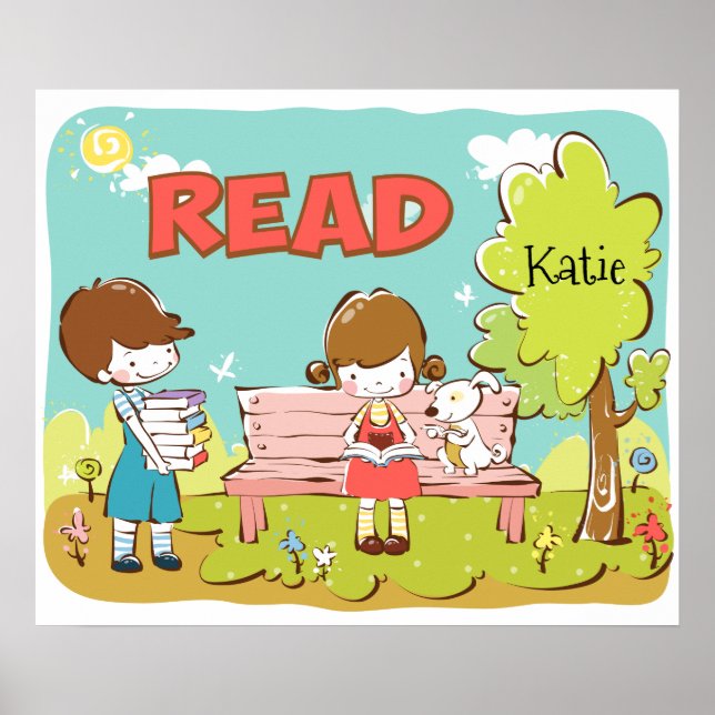 Lire Enfant 24" x 20", Poster de valeur (Matte) (Devant)
