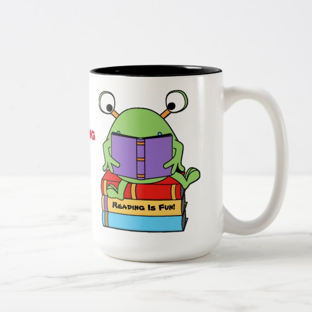 Lire Est Fun Joli Livre Aimer Alien Mug (Droit)