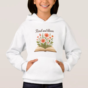Lire et Bloom Girls' Sweat - shirt à capuche