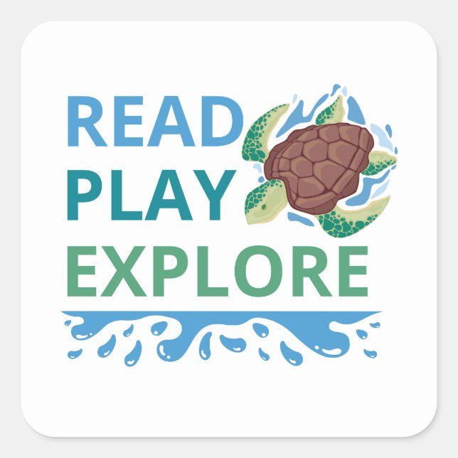 Lire Jouer Explorer Autocollant de lecture pour en (Devant)