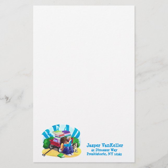 LIRE Livre Wagon Art papeterie (Devant)