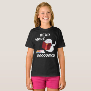 Lire plus Livres Amusants T-shirt Halloween