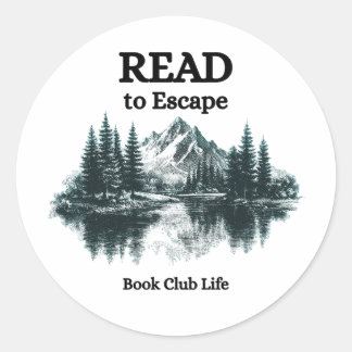 Lire pour s'évader - Autocollant Vie de Club de Le