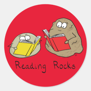 Lire Rocks Drôle Stickers Livre