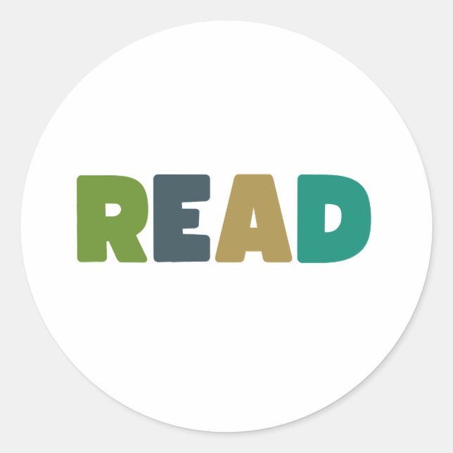 lire. Stickers & Étiquettes (Devant)