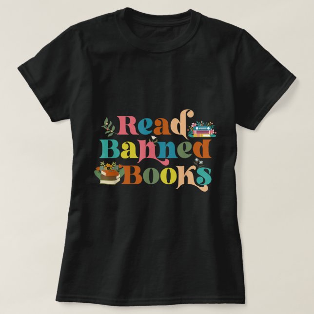 Lire T-shirt Livres interdits (Design devant)