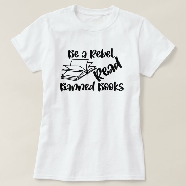 Lire T-shirt Livres interdits (Design devant)