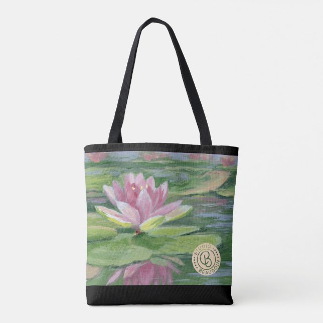 Lis roses, protections de lis, sac fourre-tout à (Dos)