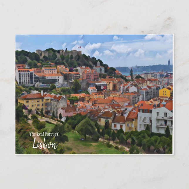 Lisbonne - La vraie carte postale du Portugal (Devant)