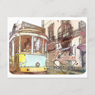 Lisbonne, Portugal Carte postale Voyage