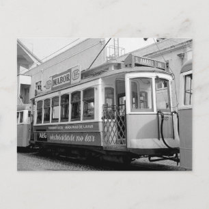 Lisbonne Portugal Tram 1969 Carte postale
