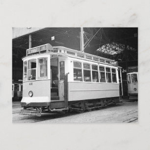 Lisbonne Portugal Tram 1969 Carte postale