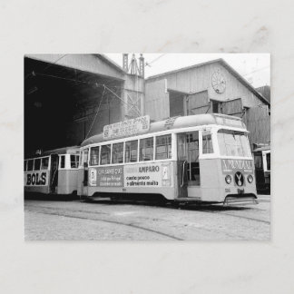 Lisbonne Portugal Tram 1969 Carte postale