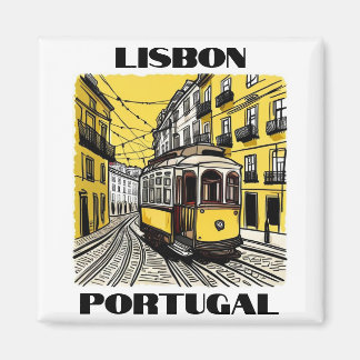 Lisbonne, Portugal - Voyage - Magnet