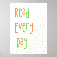 Lisez chaque jour Poster